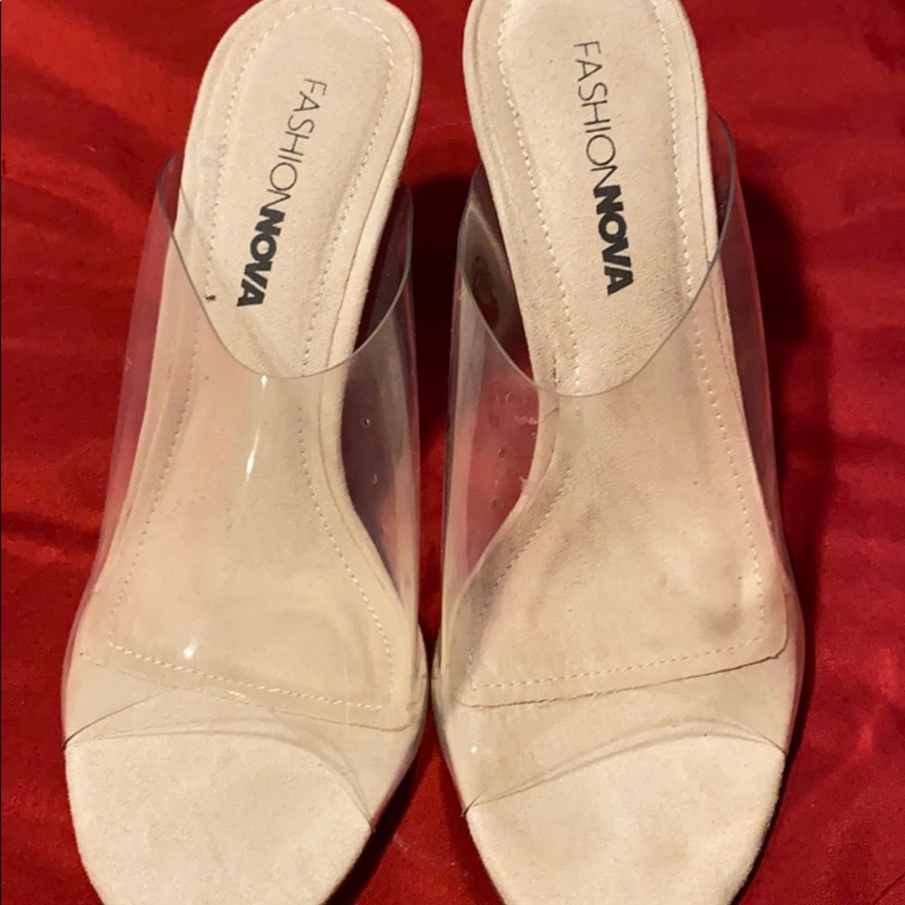 Fashion move clear heels
